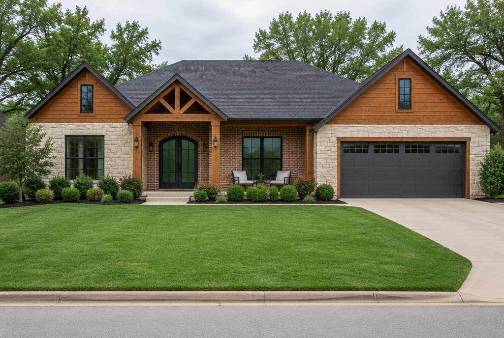 An illustration of a home in the Edmond area