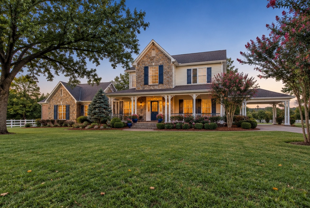An illustration of a home in the Deer Creek area