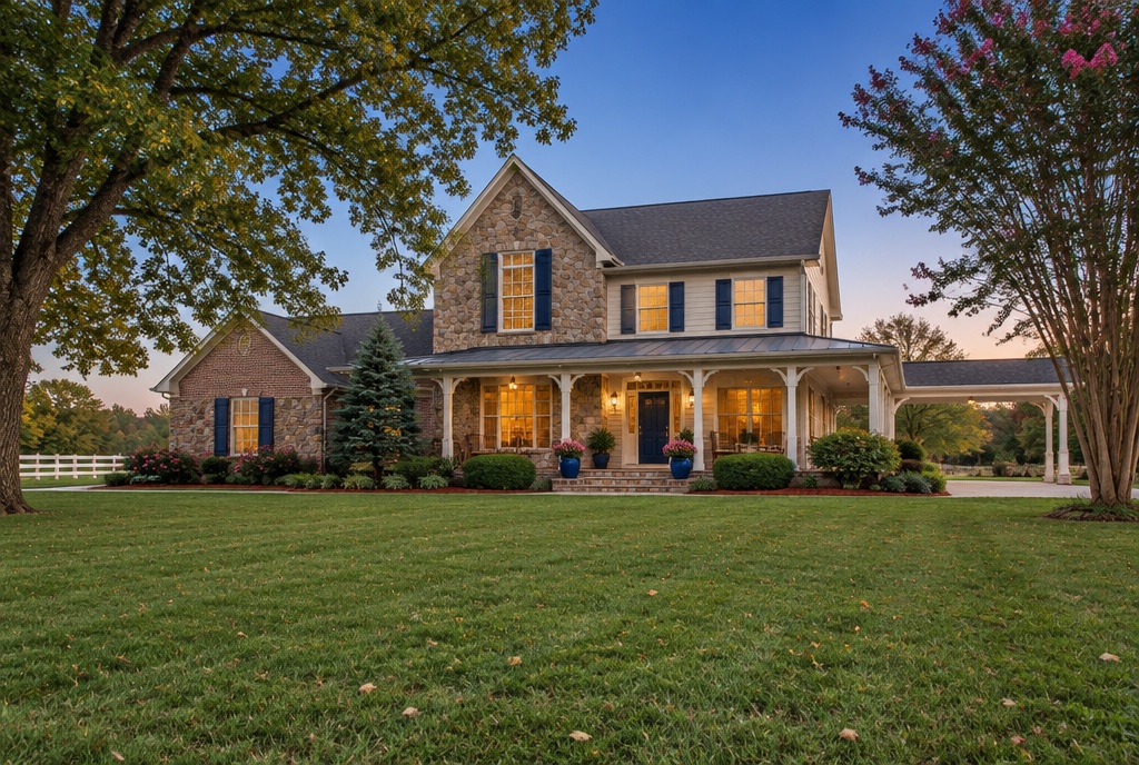 An illustration of a home in the Deer Creek area